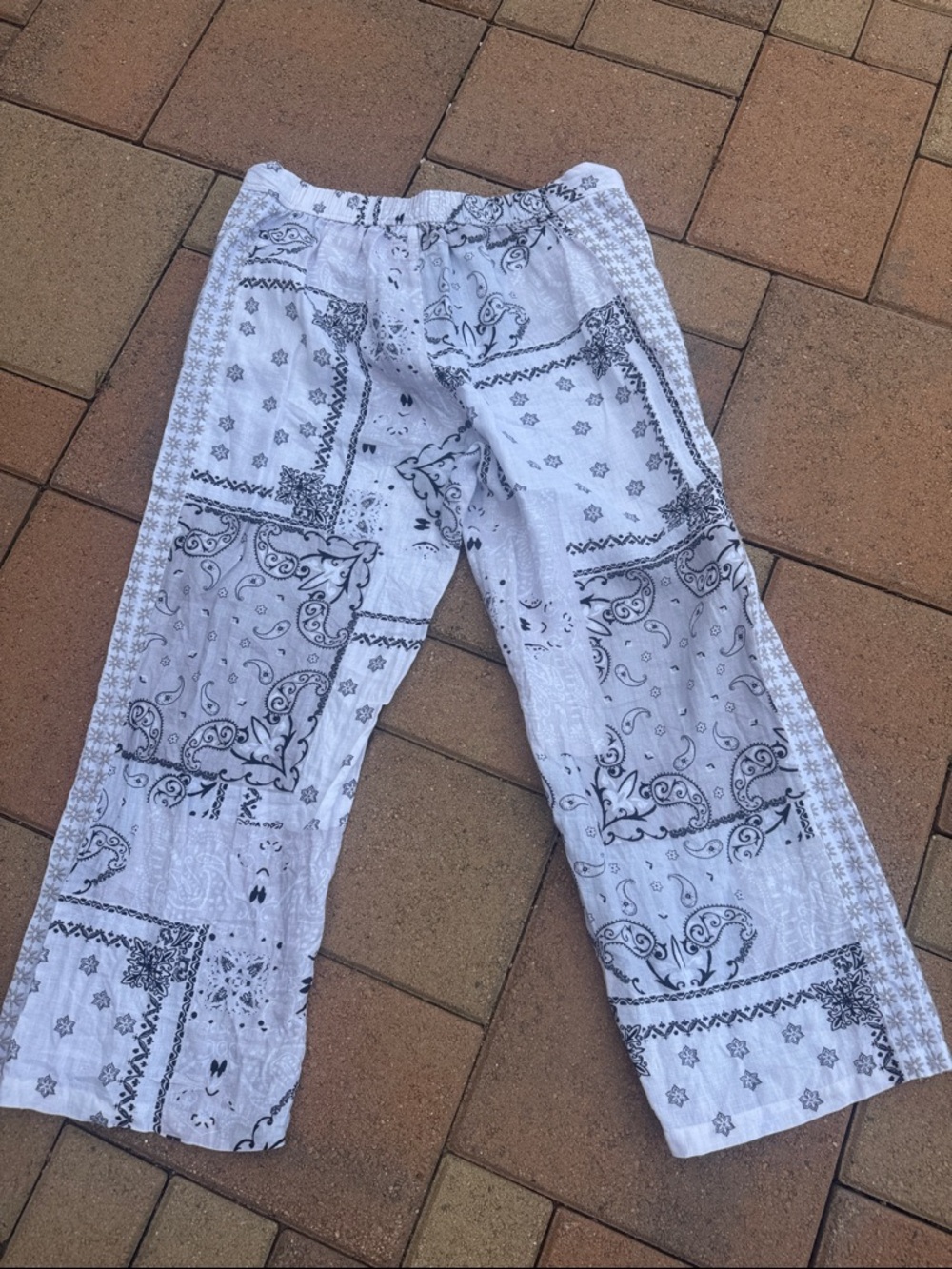 Johnny Was Biya 3J Workshop Ashton Bandana Effortless Linen - Picture 6 of 7